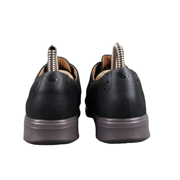 Clarks Shoes Womens 6.5 Oxford Leather Hinton Unstructured Black Comfort Career - Picture 5 of 12